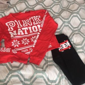 VS pink holiday set